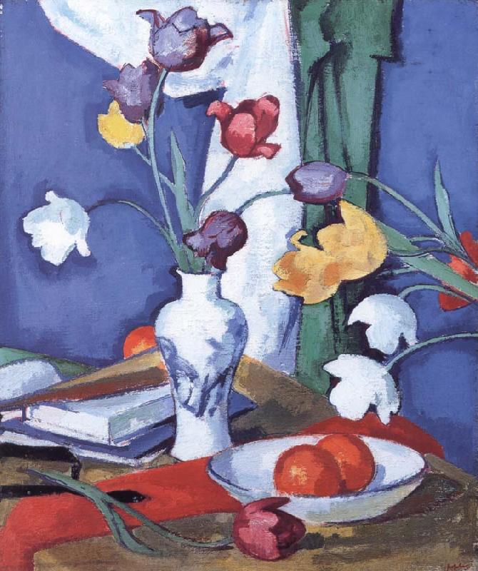 Samuel John Peploe Tulips and Fruit France oil painting art